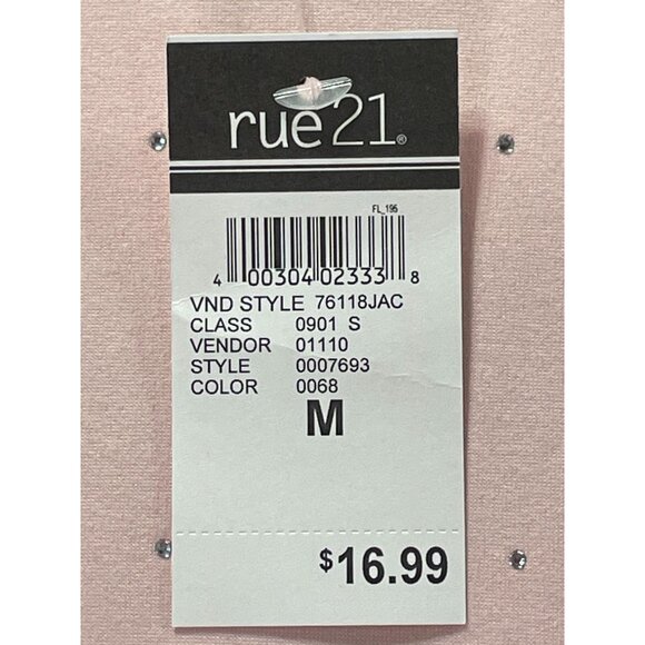 Rue 21 - Women's Short Sleeves T-Shirt - Pink - Medium - Picture 8 of 12